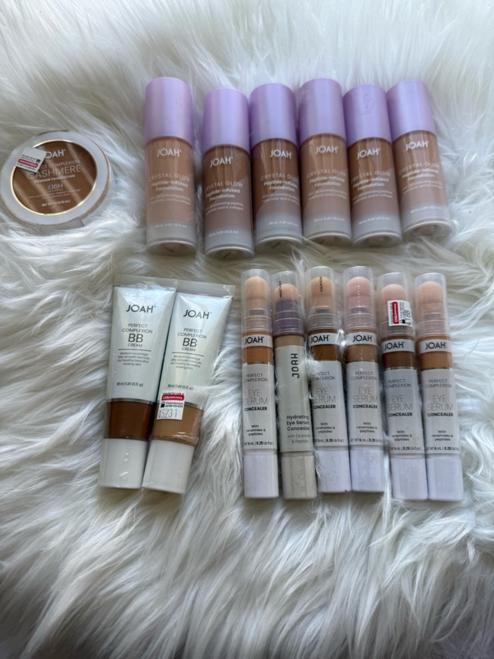 Full Face Makeup Bundle, Foundations, Concealers, BB Cream (New)